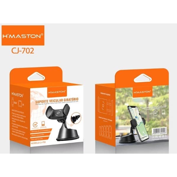 H'Maston CJ702 Suporte Celular Carro Rotação 360°