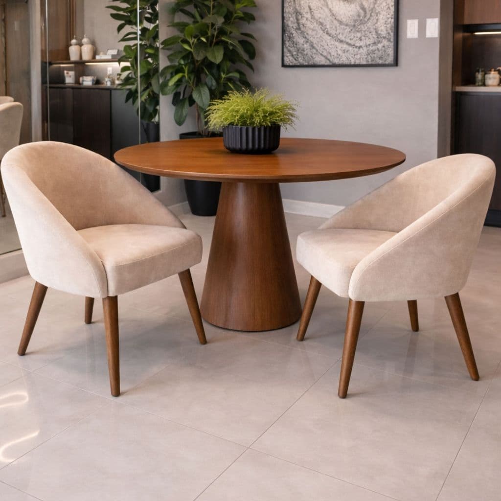 Conjunto 2 Cadeiras Lua Veludo Decorativa Luxo Poltrona Lua Sala de Estar, Salão, Quarto, Estética Decoração Recepção