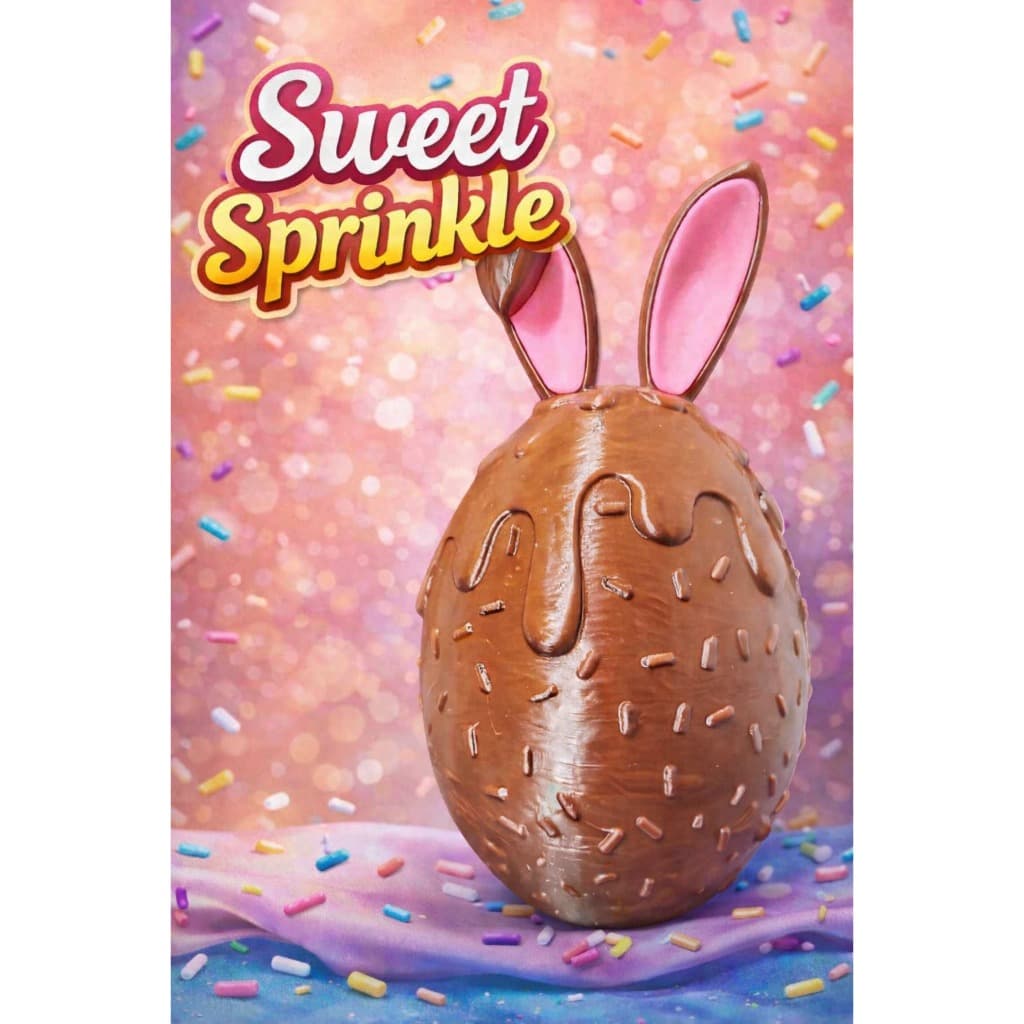 Recipiente para Bombons Charmoso em 3D 🍬 - Sweet Sprinkle