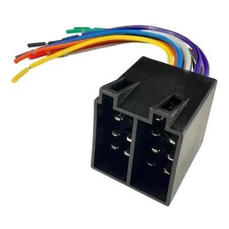 Chicote Conector UNIVERSAL  Macho 16 Vias Automotivo Resistente Radio
