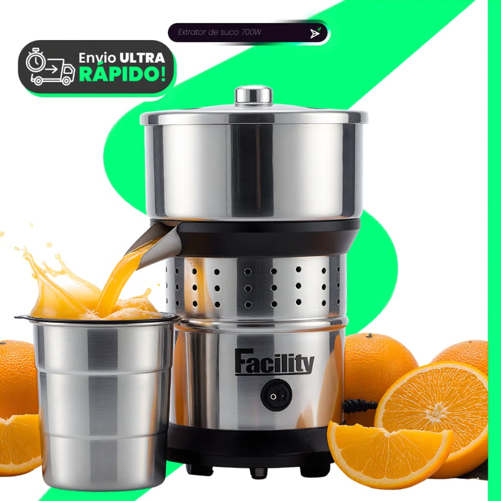 Espremedor Laranja Elétrico 500w Maquina Fazer Suco Potente