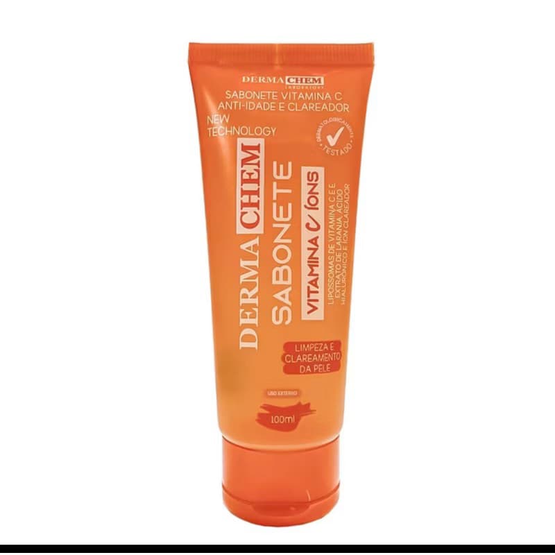 🧼 Sabonete Facial Vit C 100Ml - Dermachem ✨
