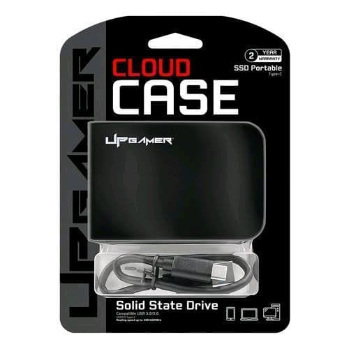 Ssd Externo 512gb Up Gamer Cloud Case Usb 3.0 Velocidade 400mb/s Preto