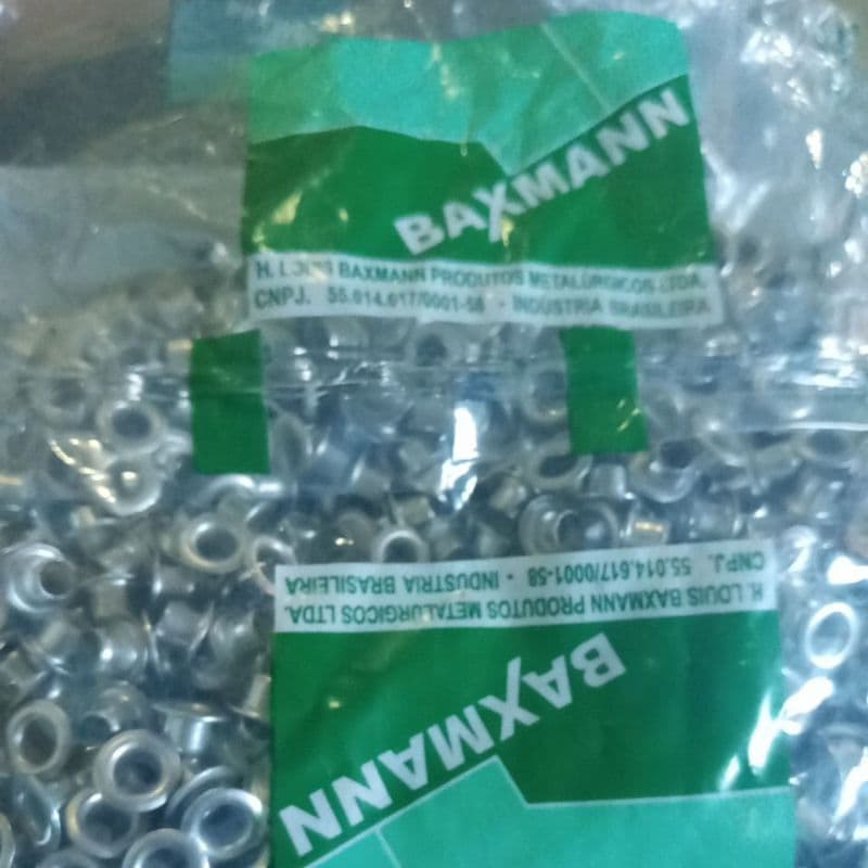Ilhós nº 54 Baxmann Alumínio - Resistente e Antiferrugem, Fácil Aplicação, Acabamento Profissional