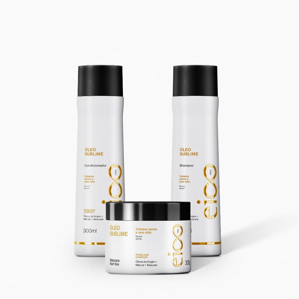Kit Básico Óleo Sublime Eico Pro - 3 Produtos