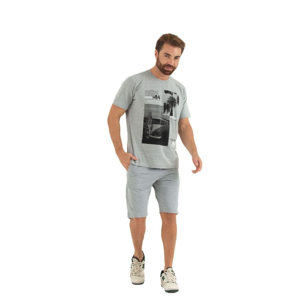 Bermuda Moletom Masculina Casual Confortável Moderna C/ Bolsos | Para o dia-a-dia | Várias cores disponíveis
