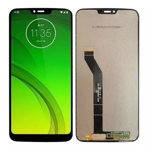 Tela Frontal Touch Display Moto G7 Power Sem Aro Preta Incell
