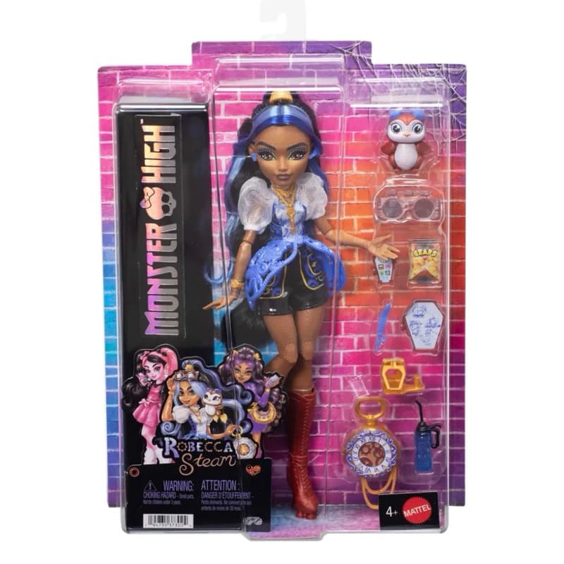 Monster High Robecca Steam com pet pinguim