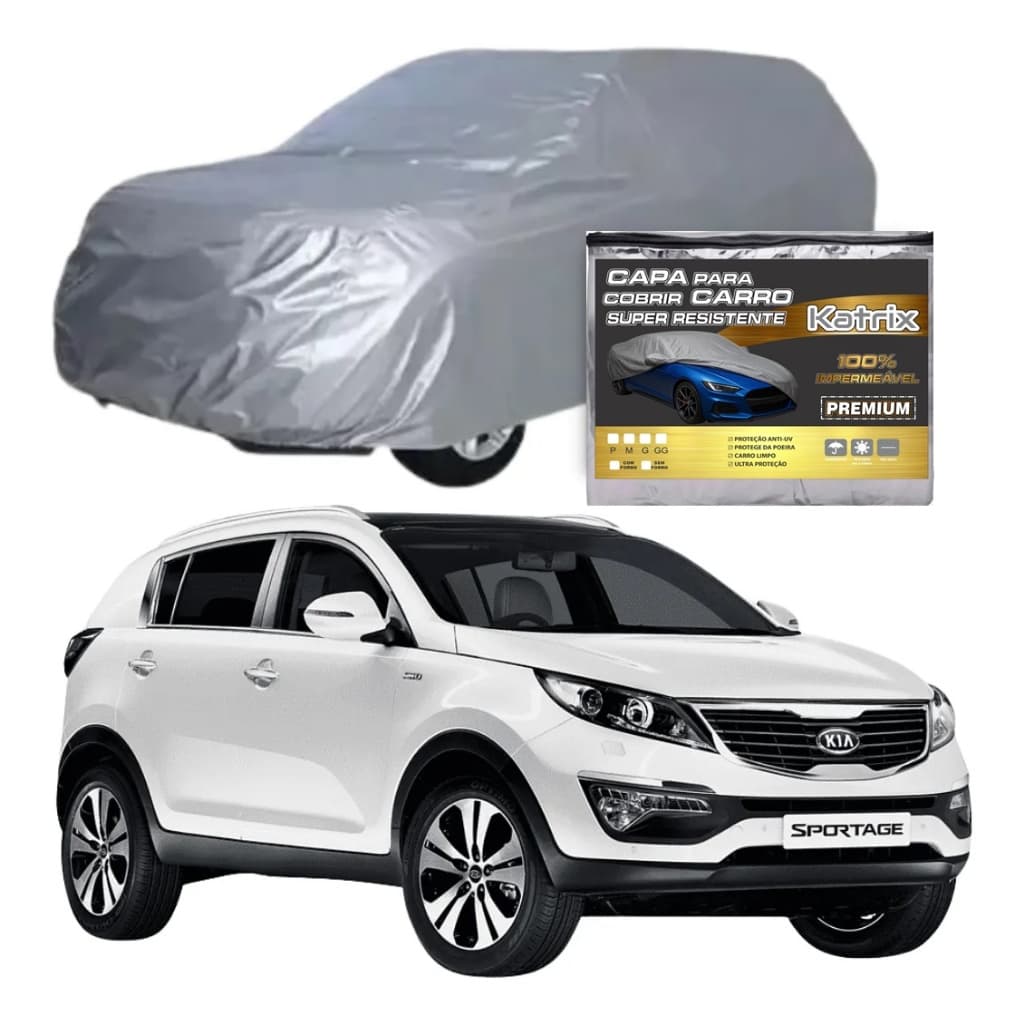 Capa Cobrir Carro KIA SPORTAGE 100% Impermeável Protege Sol Chuva Poeira