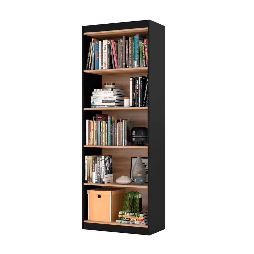 CORRA! Estoque Limitado - Livreiro Space Organizador 5 Prateleiras Bipartido Fácil Montagem Escritório & Sala Cores