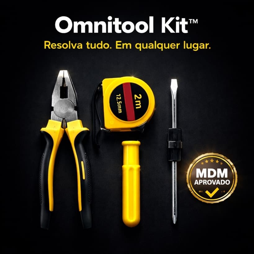Ferramentas Omnitool Construction Kit Multifuncional Alicate Chave Fenda Philips Reparo Rápido