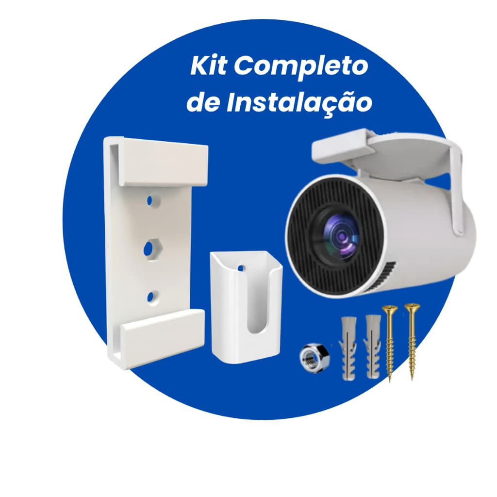 Suporte de Teto e Parede Compatível com Projetor Salange HY300 e Magcubic