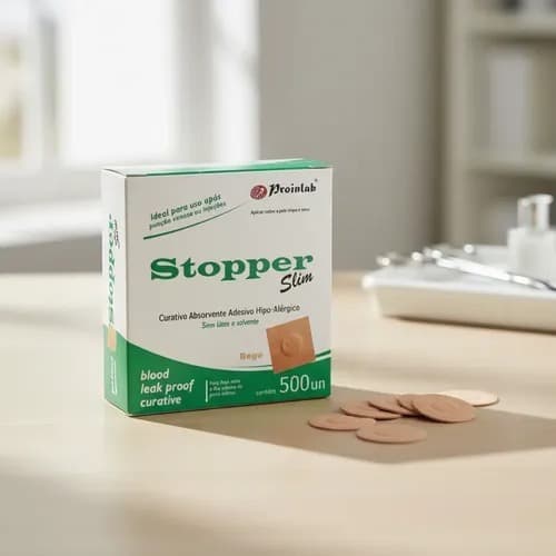 KIT 3 Curativos Absorvente Adesivo Hipo-Alergico Stopprer Slim RS 500 UNI