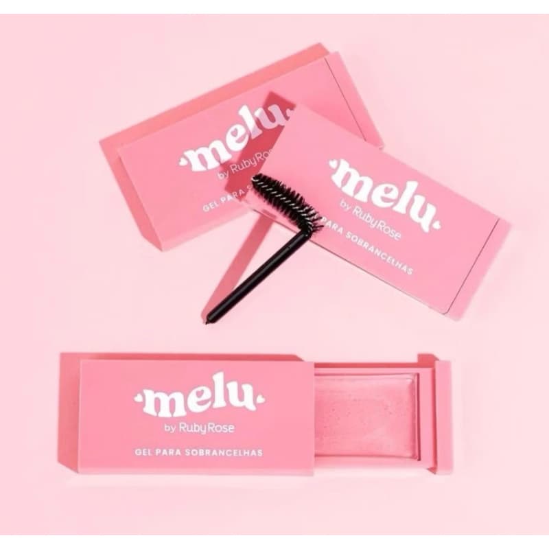 Gel modelador de sobrancelhas para sobrancelhas cheias e naturais Ruby Rose Melu