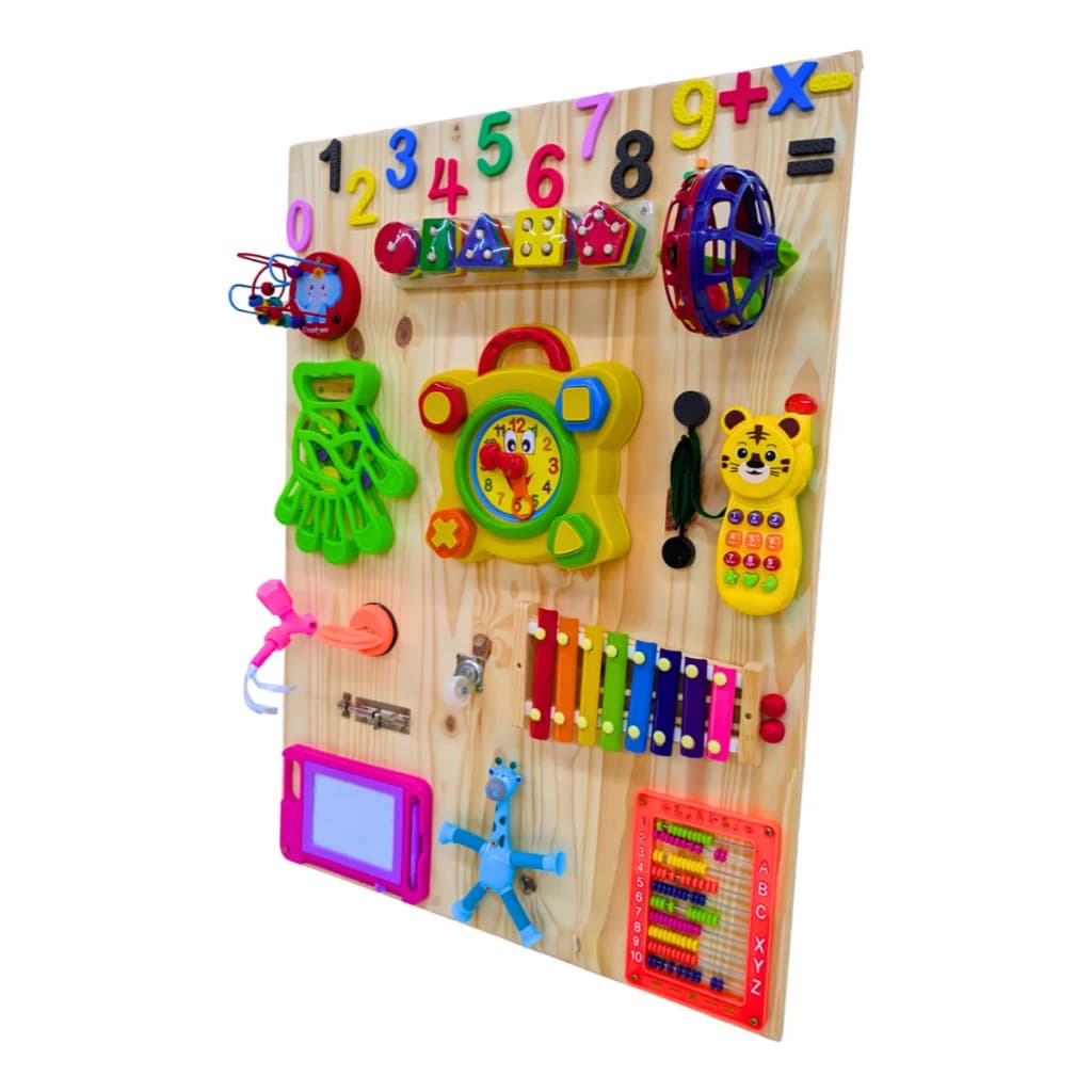 Painel Sensorial Profissional Gigante 55x80 Madeira Pinus