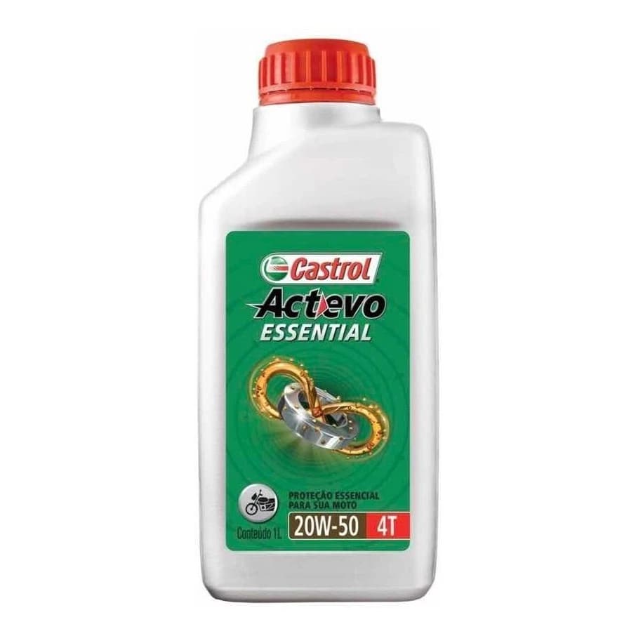 Óleo Moto Castrol Actevo Essential 20w50 Mineral (1 Litro)