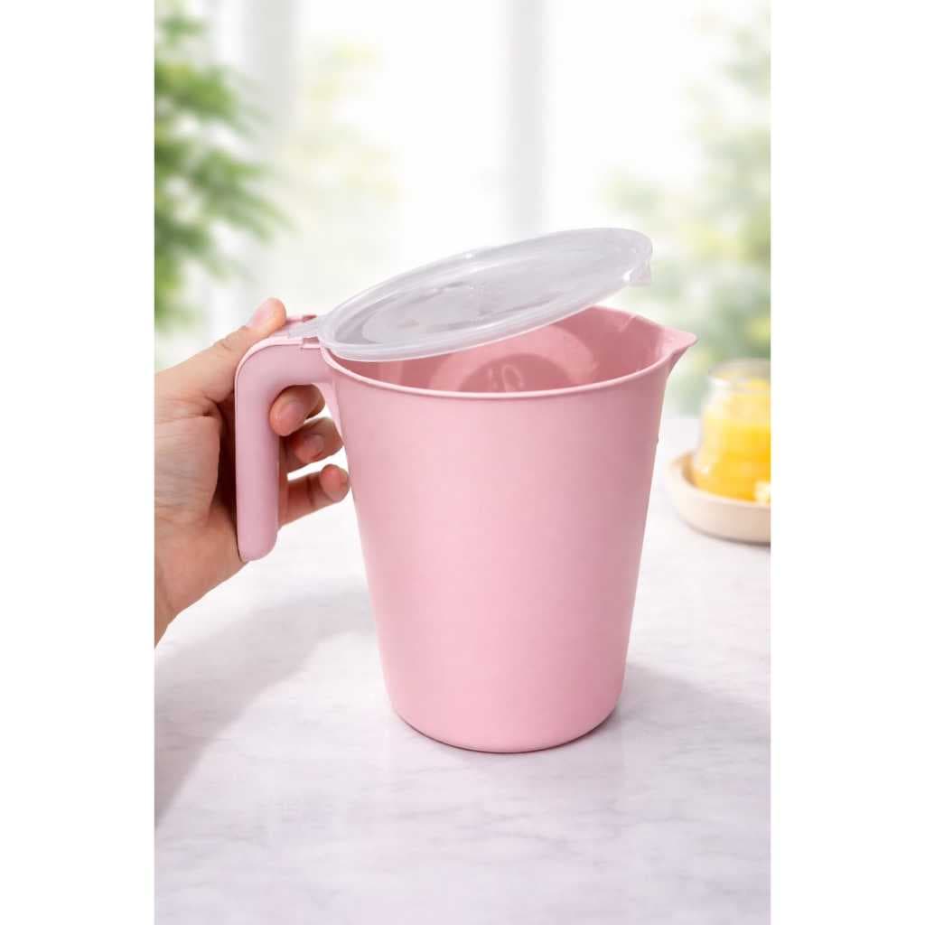 Jarra 1,8 Litros com Tampa Jarra Suco Água Jarra Resistente para Geladeira Cozinha seleção