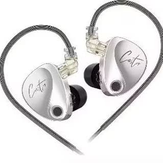 Fone KZ Castor Harman Target Hi-Fi 4 Drivers Graves Potentes Alta Fidelidade P2 3,5mm