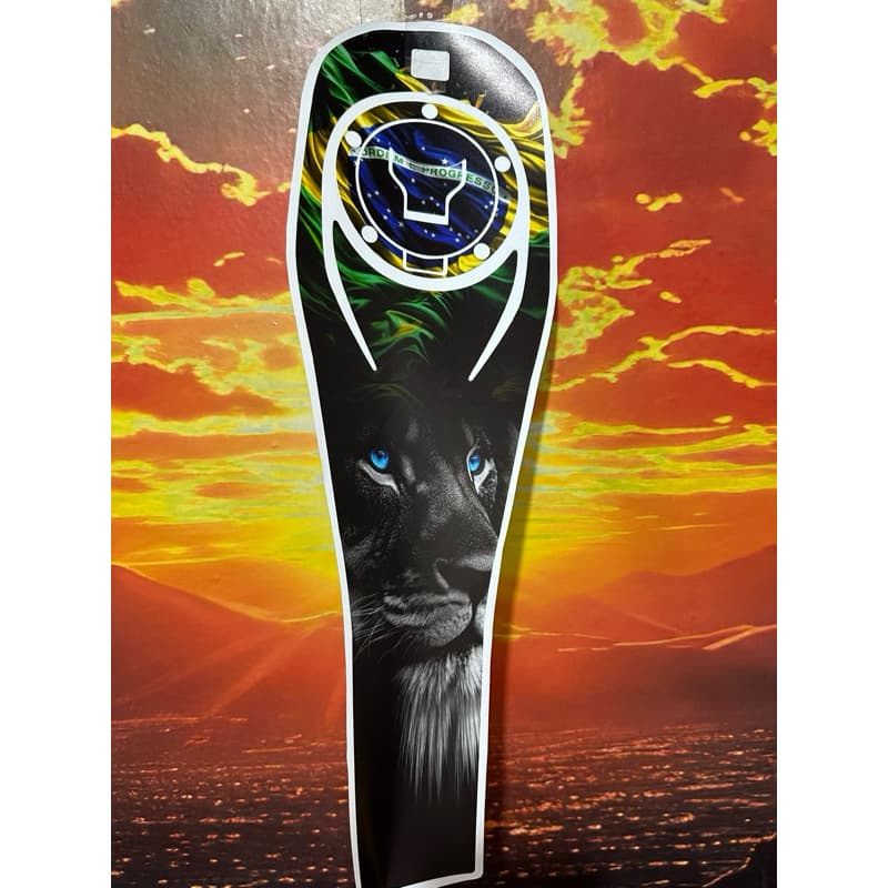Adesivo Gravata Para Tanque De Moto titan,fan,start,cargo 160 2025.impressão fosca para o  visual natural .