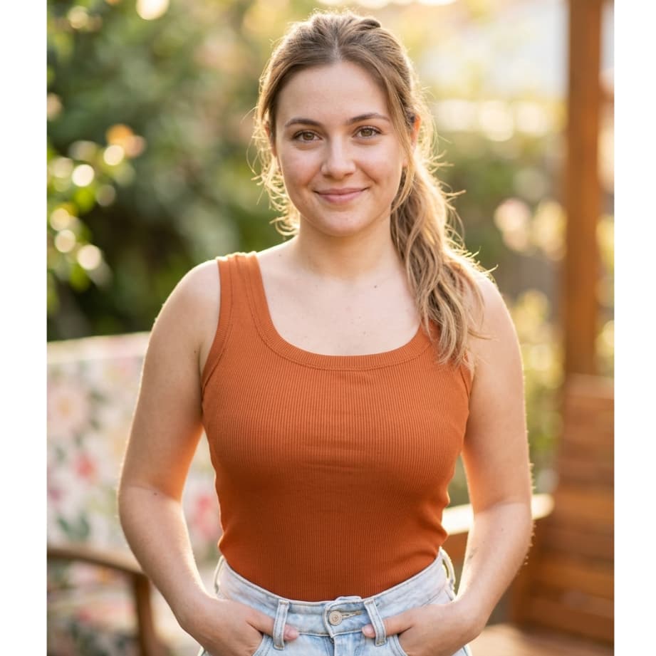 Camiseta regata feminina malha canelada básica slim
