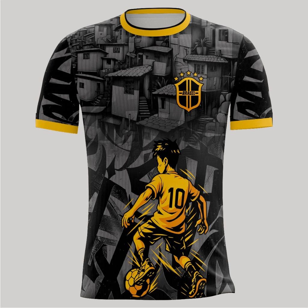 camisa camiseta brasil copa 2026 torcedor favela rio