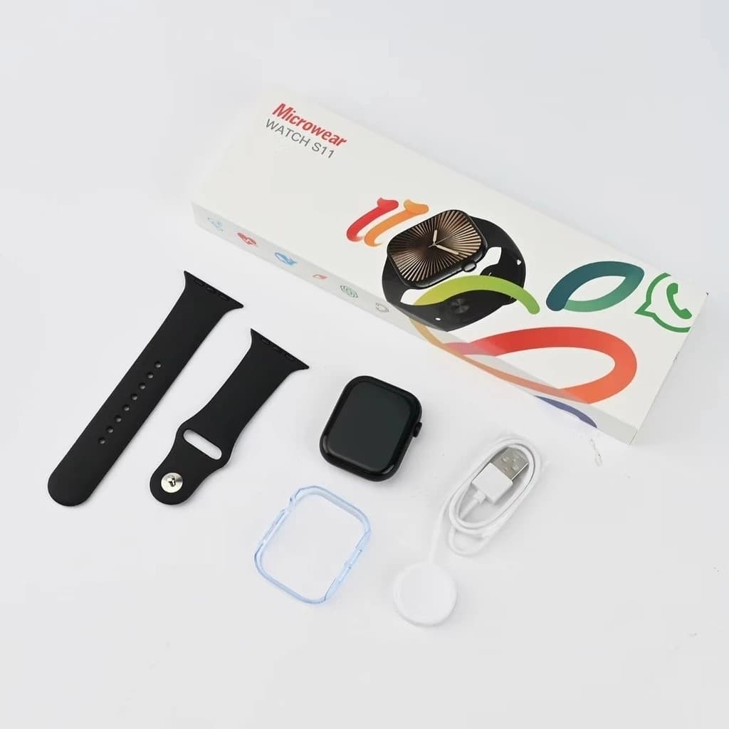 Smartwatch S11 AMOLED Fitness Saúde Chamadas Bluetooth Android iOS Promoção