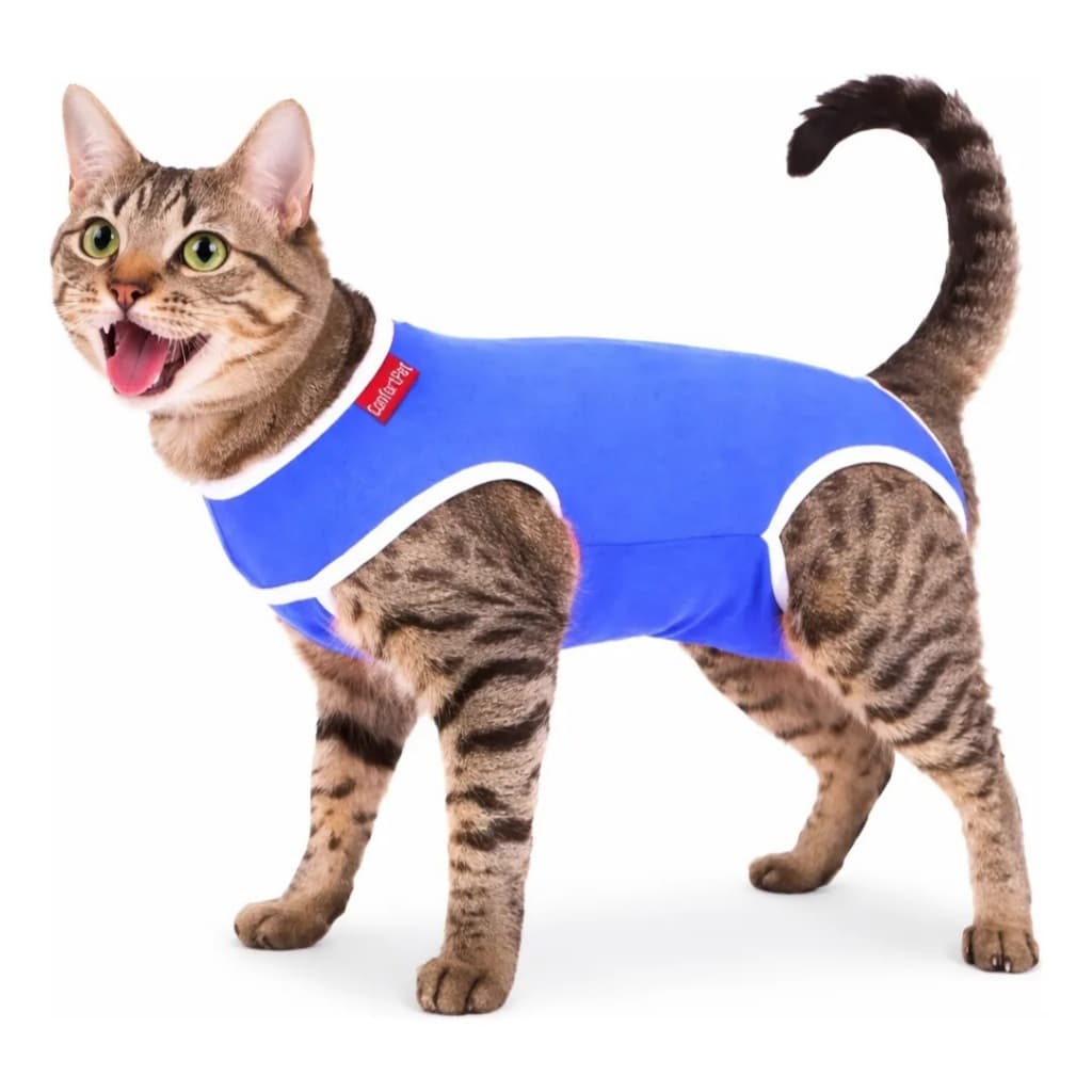 Roupa Para Gatos Pós Cirúrgica - Tamanhos Protetora