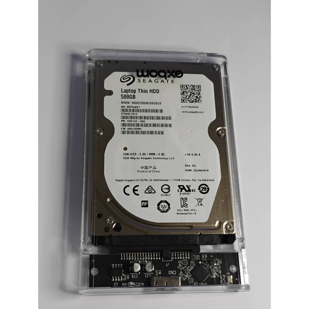 HD HDD Externo Seagate 500GB 2.5 USB 3.0 5400 RPM Sata 3 Notebook com Case Exbom (SBY5J8VT)