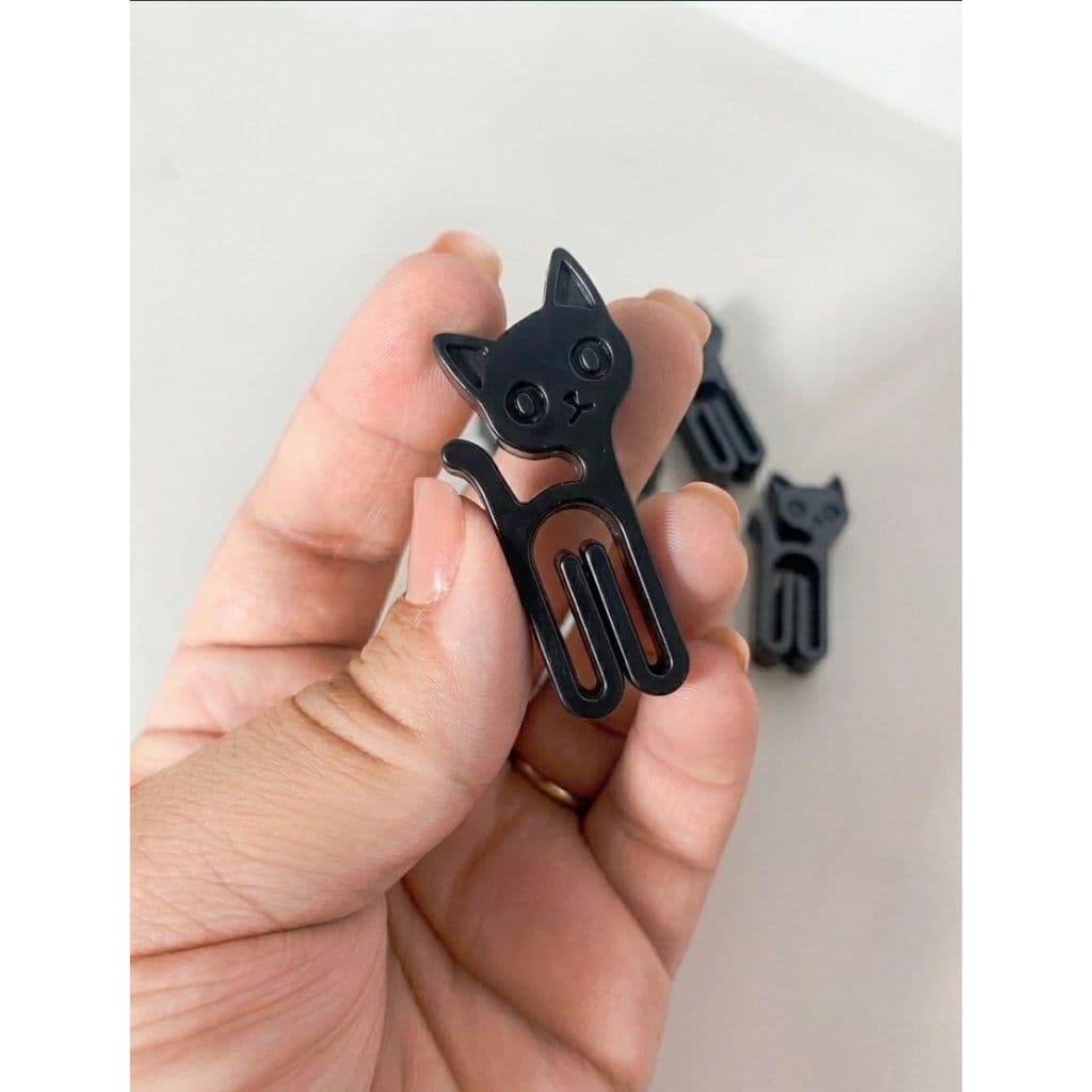 KIT 6 UNIDADES Prendedor de Pacote Gatinho Clip Fechador de Embalagem Cozinha Vedação Saco Porta Mantimentos Fofo