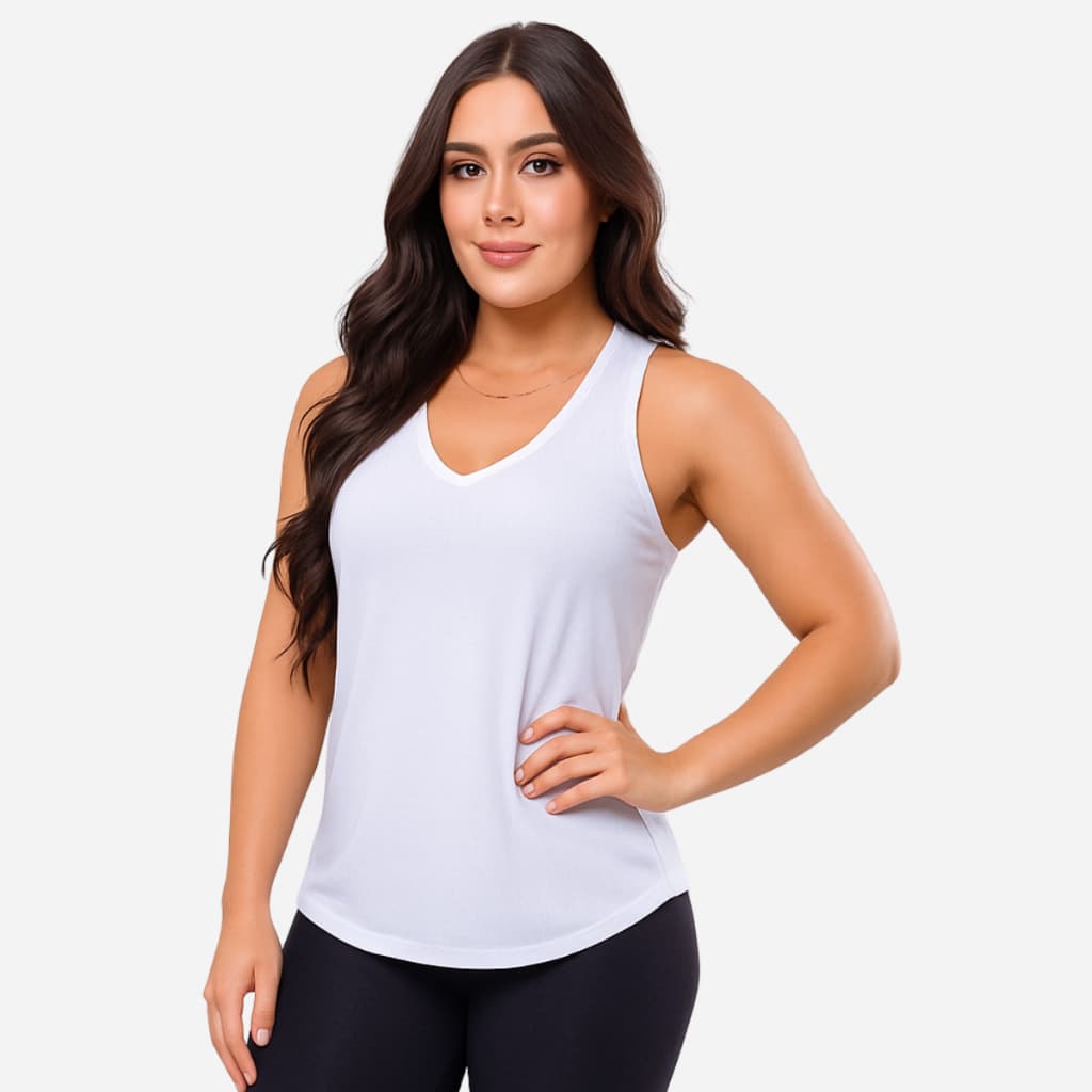 Regatas Femininas Dry Fit Academia Corrida Treino Caminhada Poliéster Premium
