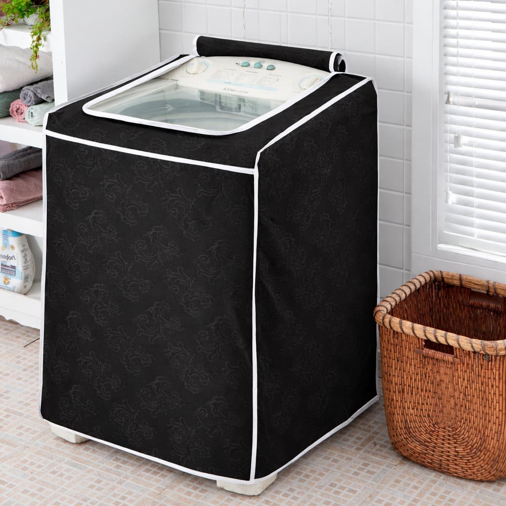 Capa Máquina de Lavar 6 a 17kg Impermeável Korino Flanelado com Zíper Proteção Total