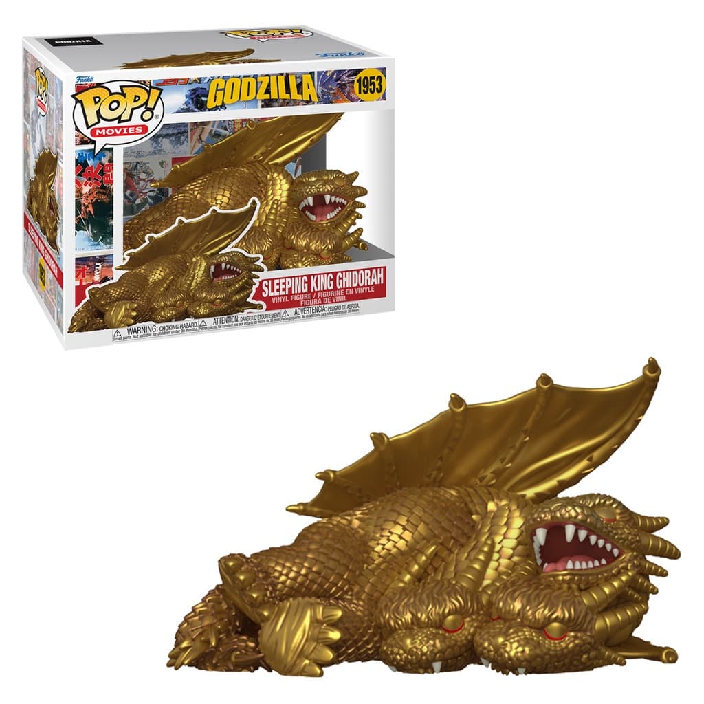 FUNKO POP MOVIES GODZILLA SUPER SIZED - SLEEPING KING GHIDORAH 1953 NOVO ORIGINAL