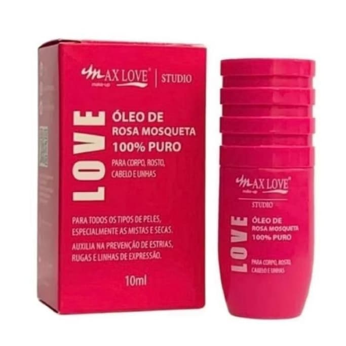 Óleo de Rosa Mosqueta 100% Puro 10ml - Max Love