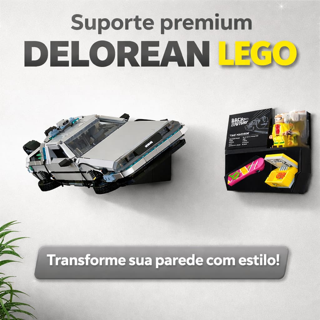 Suporte Expositor premium DeLorean - Back To The Future 10300