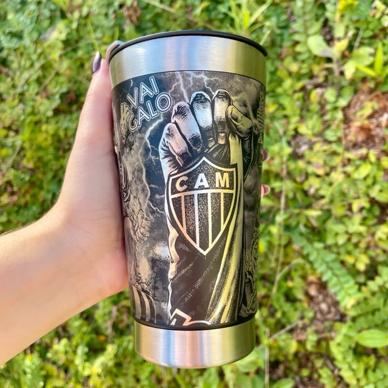 Copo Térmico GALO NEW 473ml – Personalizado em Gravação 360° a Laser