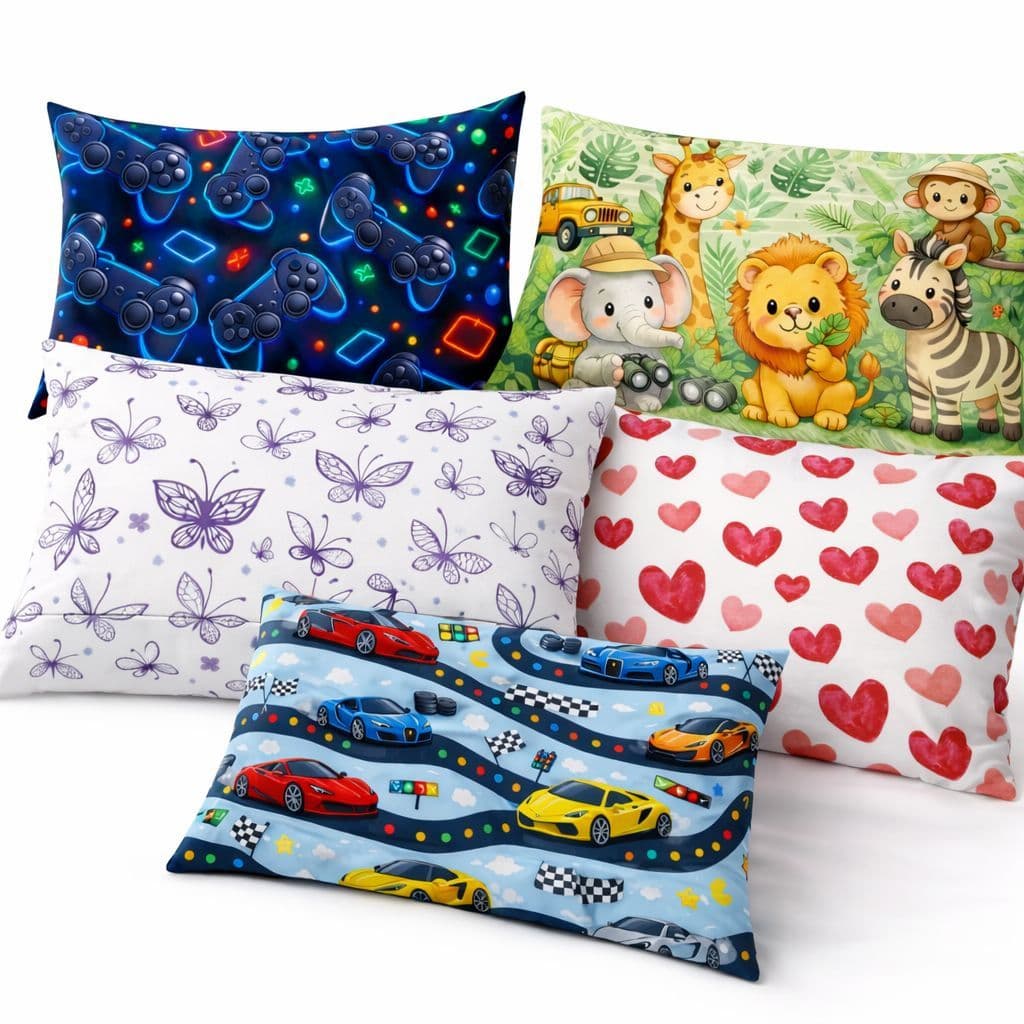 Fronha Infantil Avulsa Estampada Micropercal Capa Travesseiro