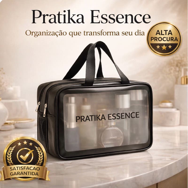 Necessaire Organizadora Grande Viagem Porta Maquiagem Impermeável Bolsa Multifuncional Case Alta Qualidade