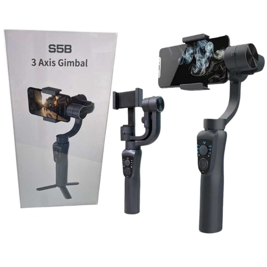 Estabilizador Gimbal Pro S5b 3 Eixos Com Tripe P/ Celular Smartphone Com Tripé