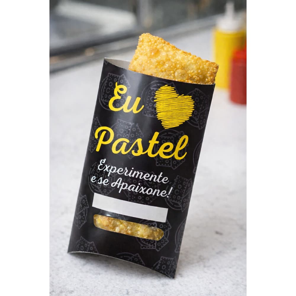 Embalagens de Pastel M Duplex Resistente Delivery Viagem Caixa