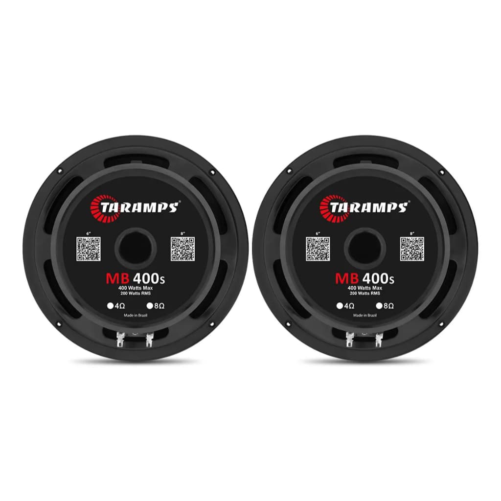 KIT ALTO FALANTE 8" MB 400S 200W RMS 8OHMS TARAMPS ( 2 PEÇAS )