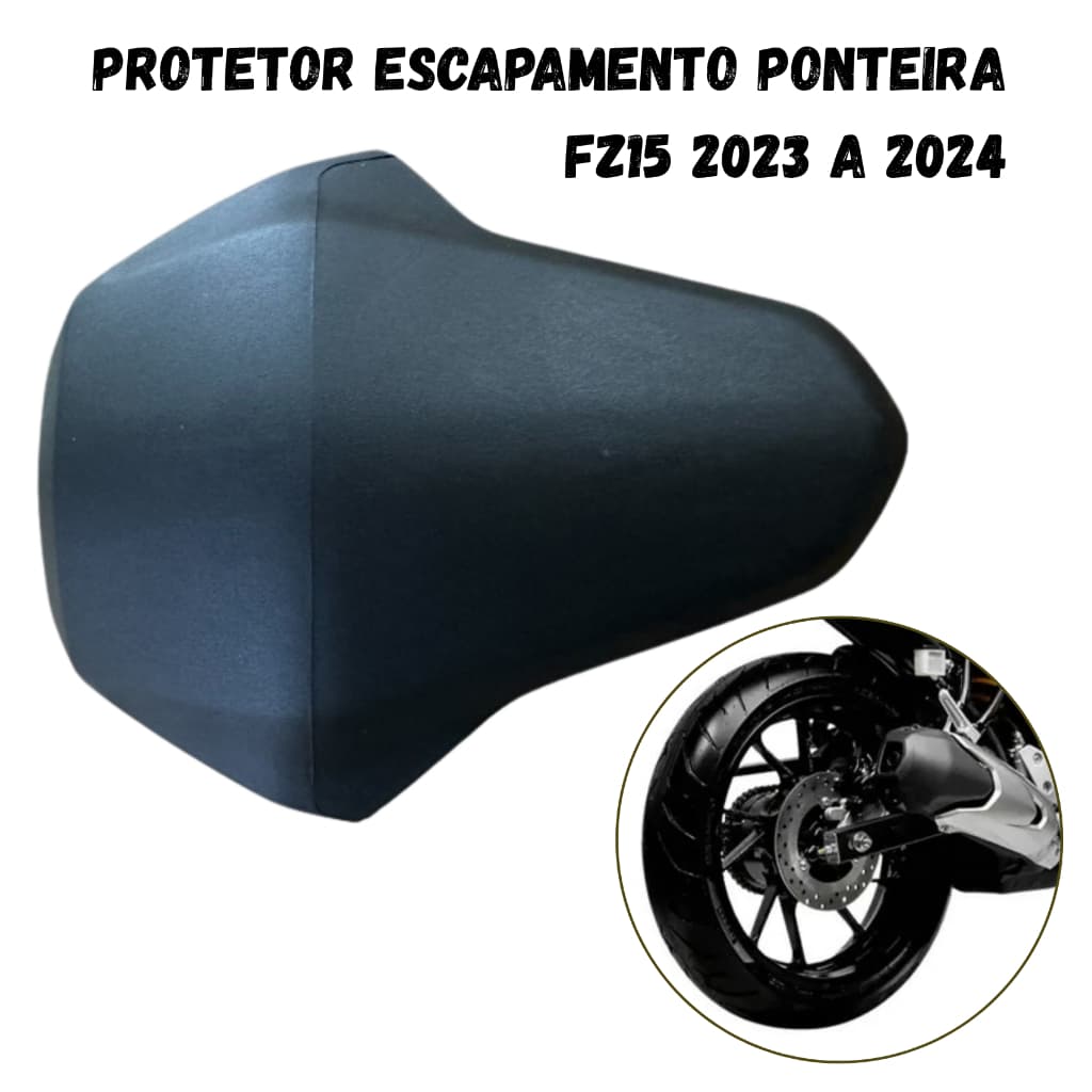 Protetor Escapamento  Ponteira FZ15 2023 a 2024