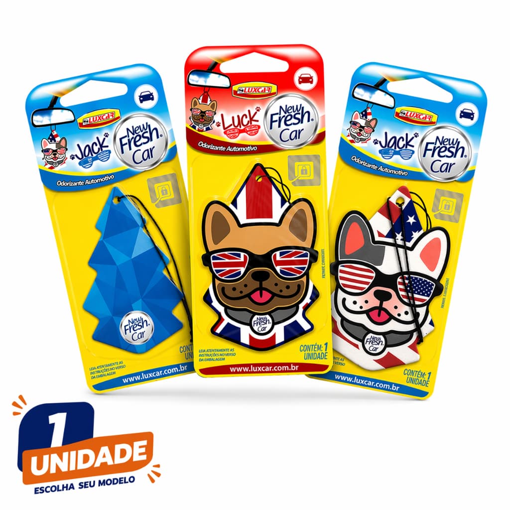 Aroma New Fresh Car Cheirinho Pendurar Carro Retrovisor Alta Duração Luxcar