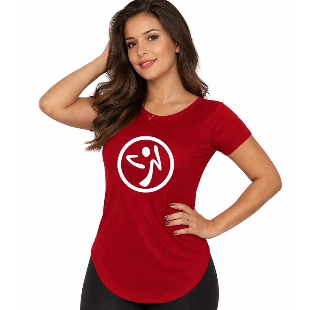 Blusa Feminina alongada baby long REF.001 (est.016)- Academia Caminhada  -cores-academia