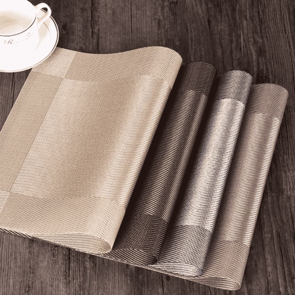 Jogo americano Mesa Posta Jantar Impermeável Luxo 45x30 cm Lugar Americano