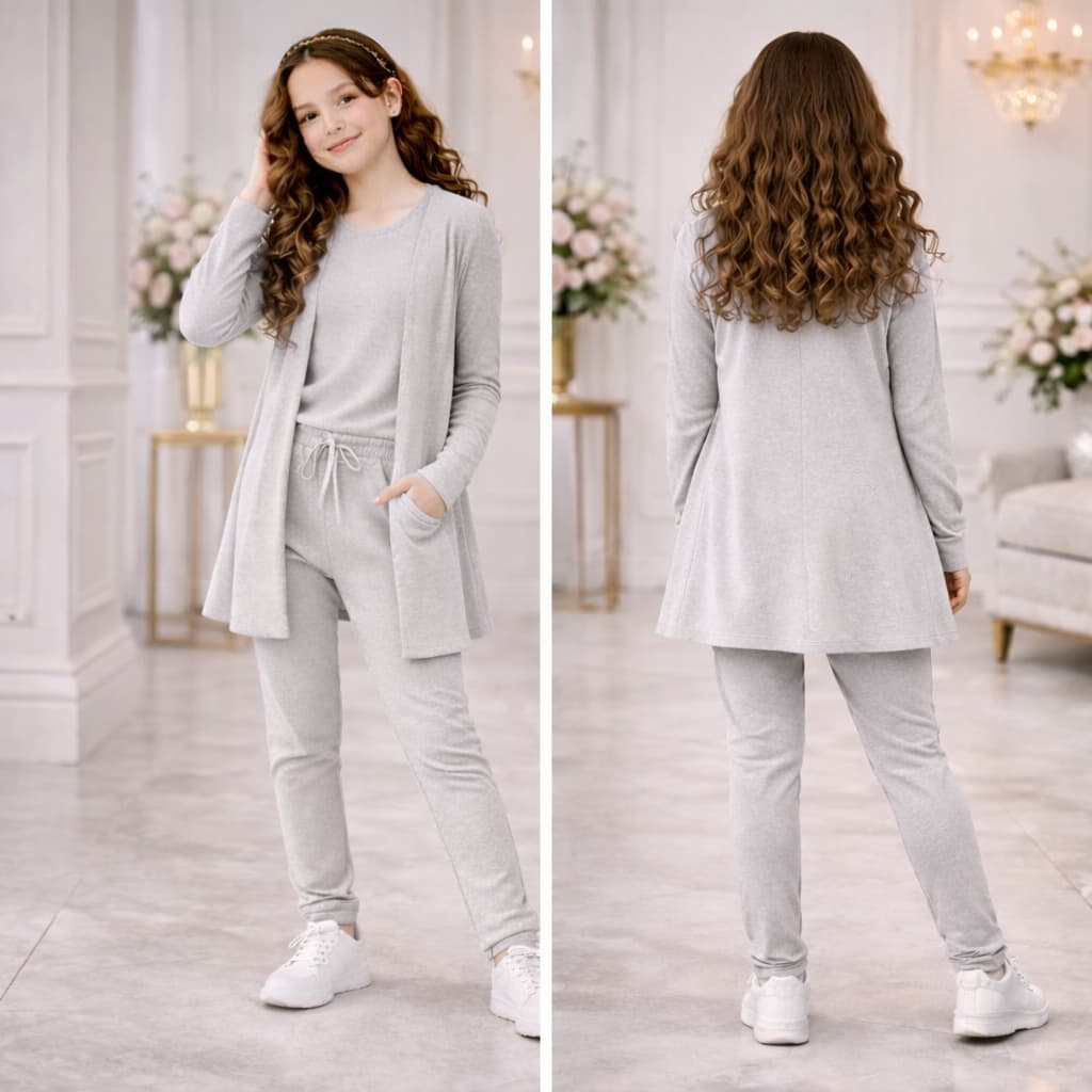 Conjunto Infantil Lãzinha 3 Peças – Conforto, Estilo e Aconchego para os Pequenos