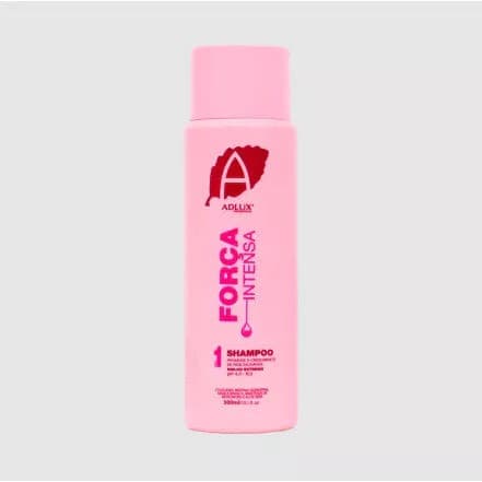 SHAMPOO FORÇA INTENSA ADLUX PASSO 1 MANUTENÇÃO CAPILAR ANTIQUEDA CABELOS FORTES HIDRATANTE