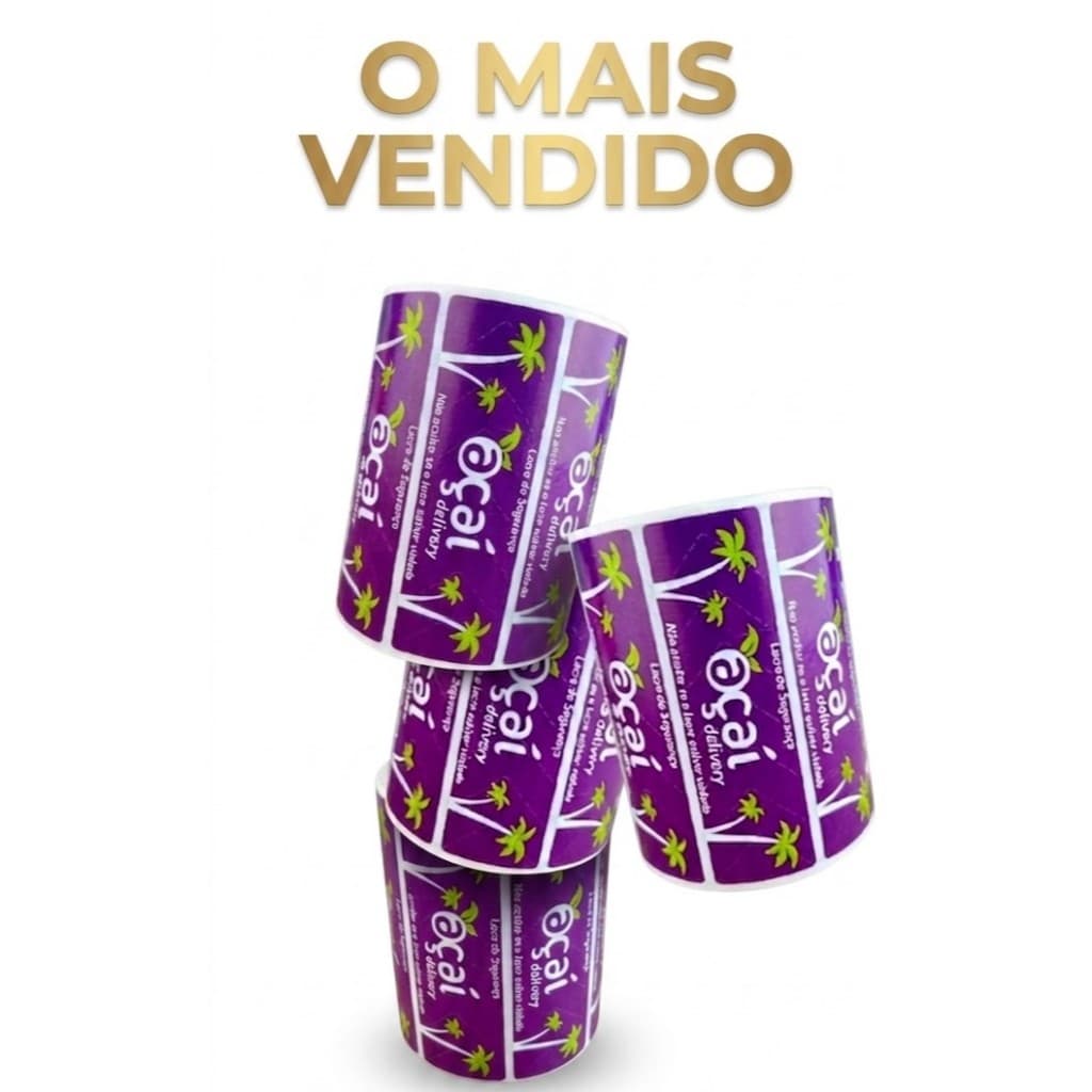 Lacre Delivery para Açai -Mil Unidades