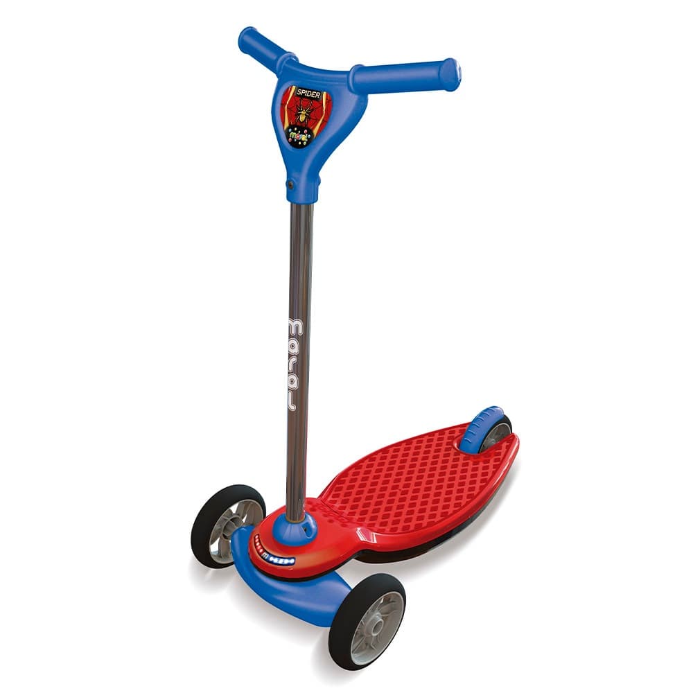 Patinete Infantil Maral Spider com 3 Rodas De Borracha e Freio