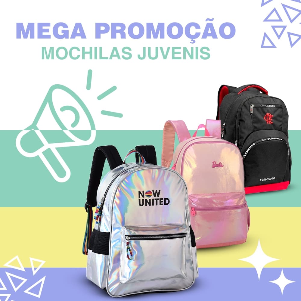 Mochila Costas Juvenil Escolar Unissex Mostruário Promoção Imperdível Pronta Entrega Avaria