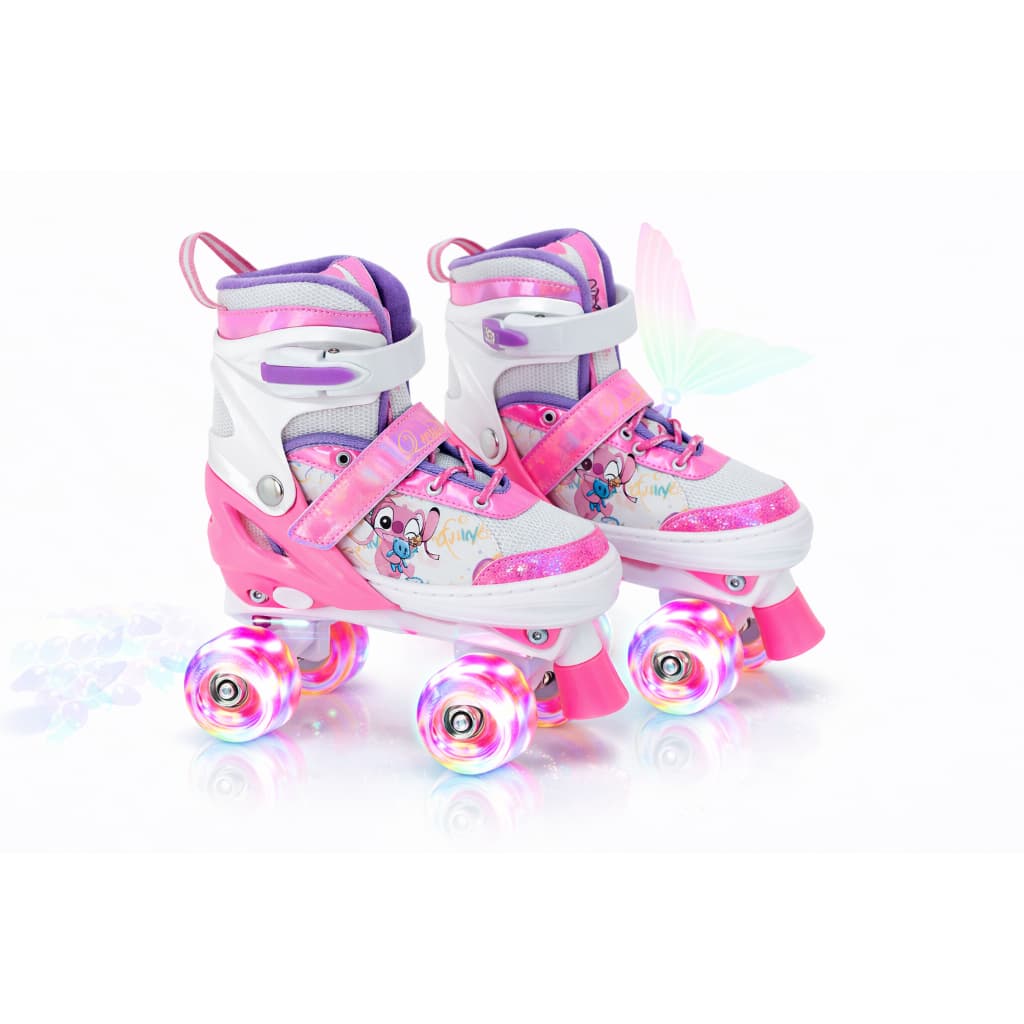 Patins Infantil Quad stitch Tamanho Ajustavel Regulavel Rodinhas Com LED - LANÇAMENTO
